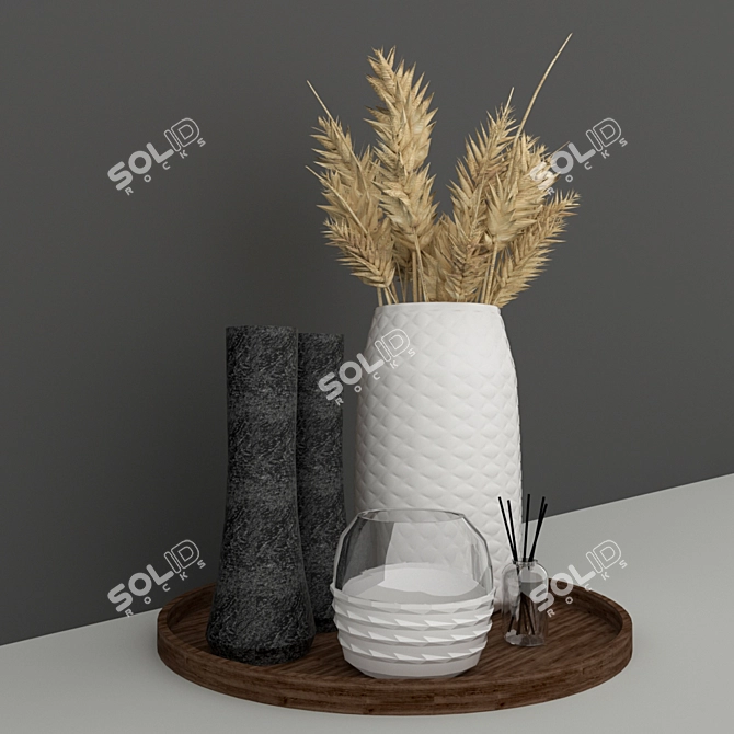 Elegant Decor Set: Contemporary Design 3D model image 2