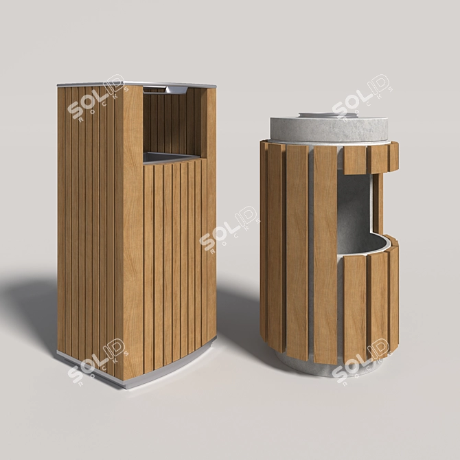 Urban Ballot Box: Sleek Exterior Design 3D model image 4