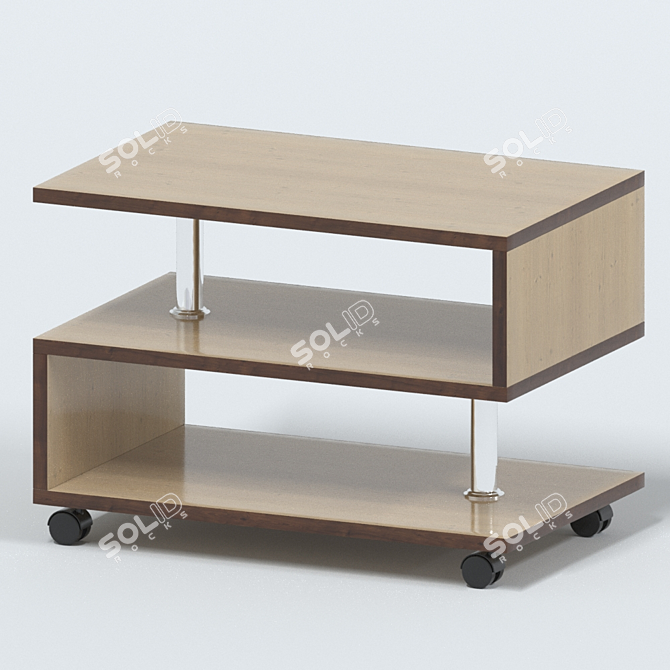 Modern Coffee Table "Vega" | Sleek Design 3D model image 2