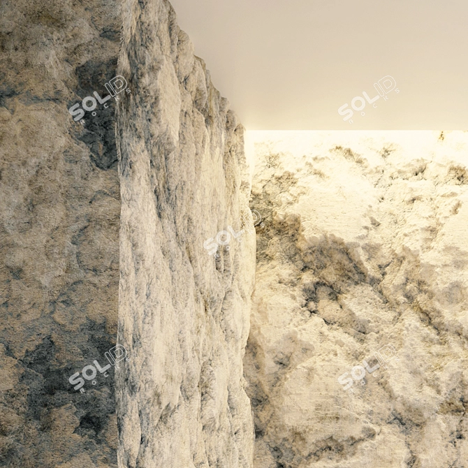 VRay Grey Rock - 4k Material 3D model image 3