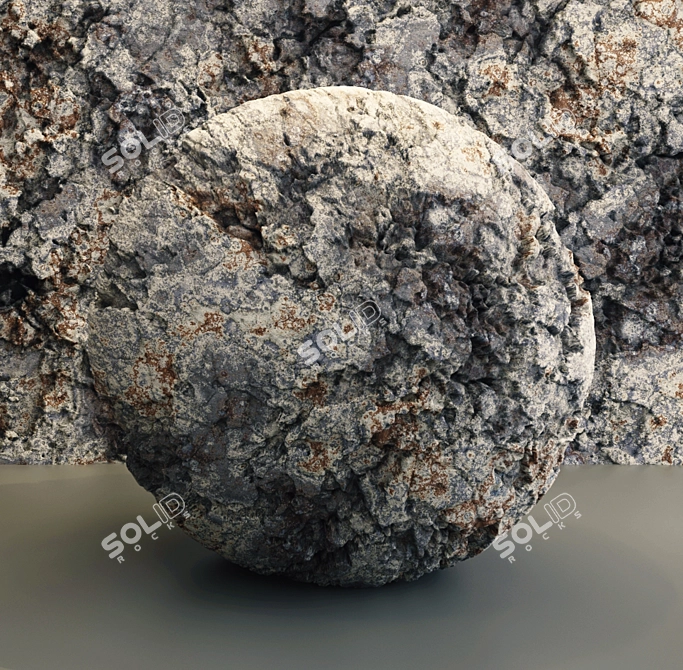 Grey Rock 3D Model VRay 3D model image 4