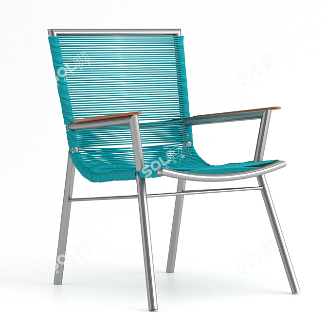 Modern Comfort: Amado Armchair 3D model image 1