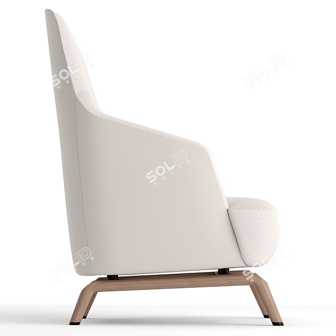 Giorgetti Janet Bergere: Elegant Comfort 3D model image 3