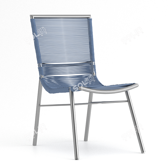 Tidelli Amado: Sleek Corded Chair 3D model image 1