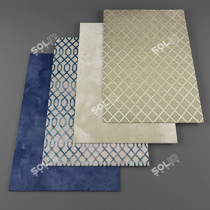 Luxury Rugs Collection 3D model image 1