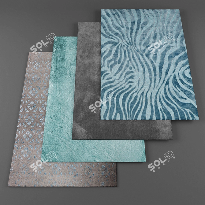 Luxury Home Rugs Collection 3D model image 1