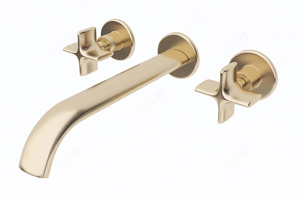 Armani Roca Faucets Set: Stylish and Versatile 3D model image 4