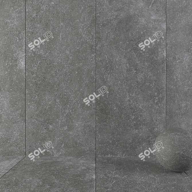 Kibo Fume Stone Wall Tiles 3D model image 1