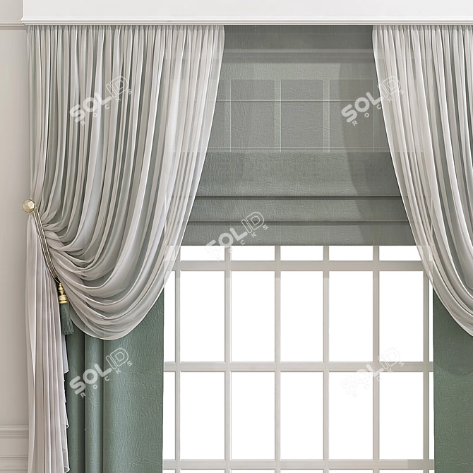 Revamp 677 Curtain 3D model image 2