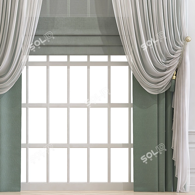 Revamp 677 Curtain 3D model image 3