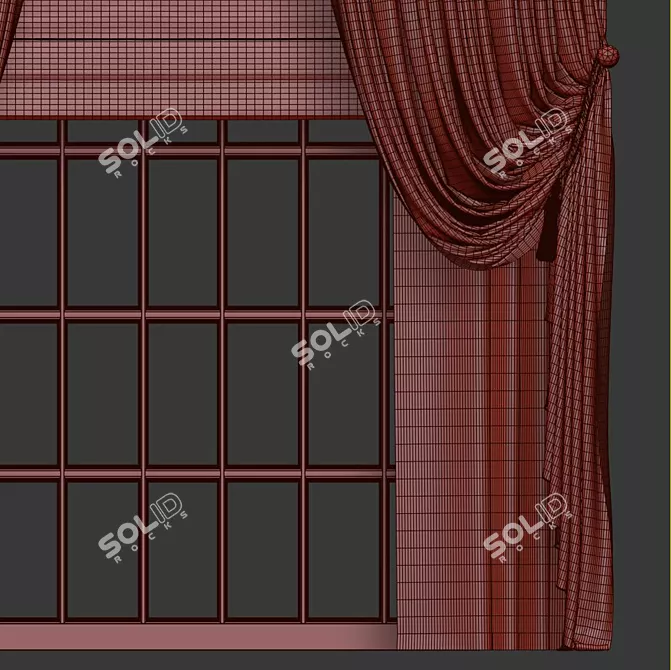 Revamp 677 Curtain 3D model image 4