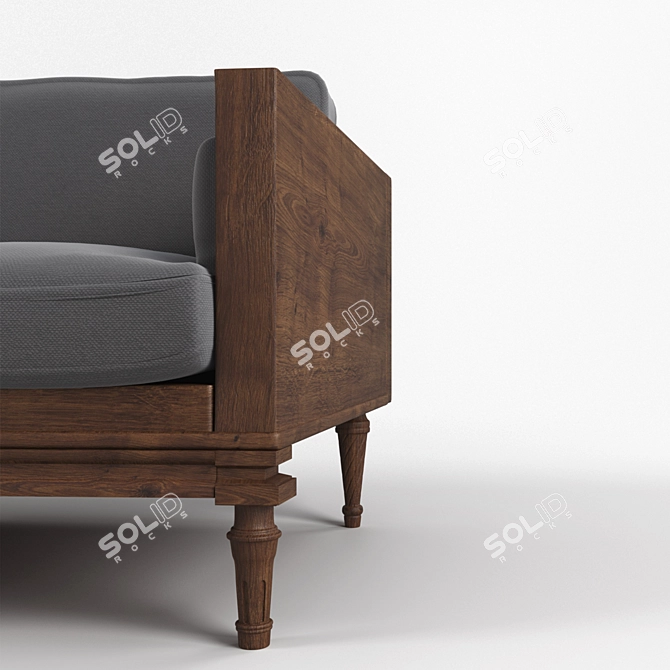 Comfortable Sofa for Relaxing 3D model image 3