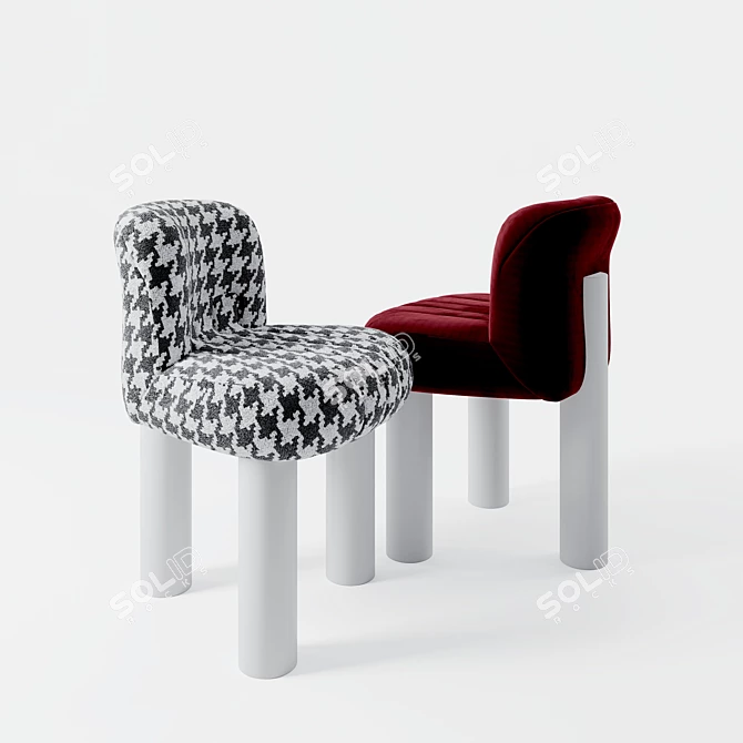 Elegant Comfort with Arflex I Botolo & I Goya 3D model image 9