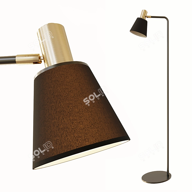 Moderni Marcus 3638 Floor Lamp 3D model image 1