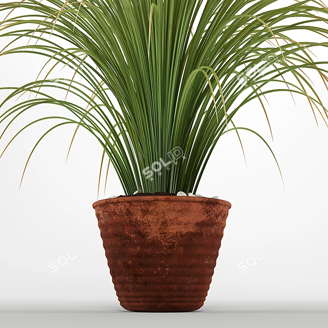 Exquisite Bouquet Grass: Perfect for Closeup Renders 3D model image 2