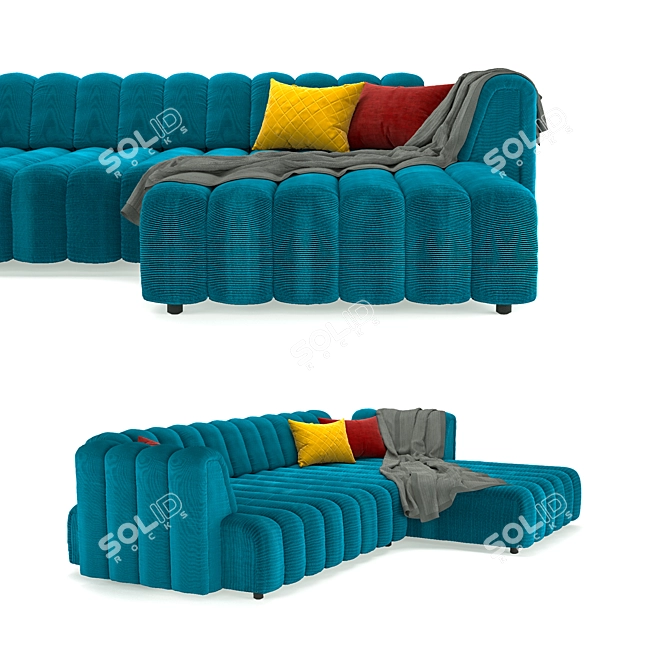 Cosmic Comfort Sofa 3D model image 2