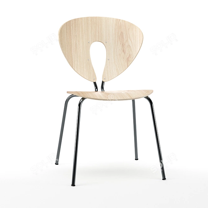 Stylish and Sturdy Stua Globus Chair 3D model image 1