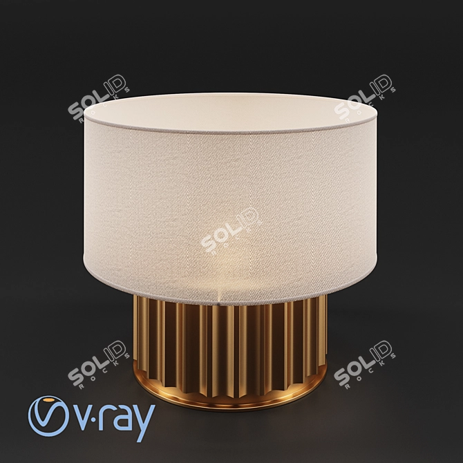 Elegant Liberty Lamp: The Perfect Illumination 3D model image 4