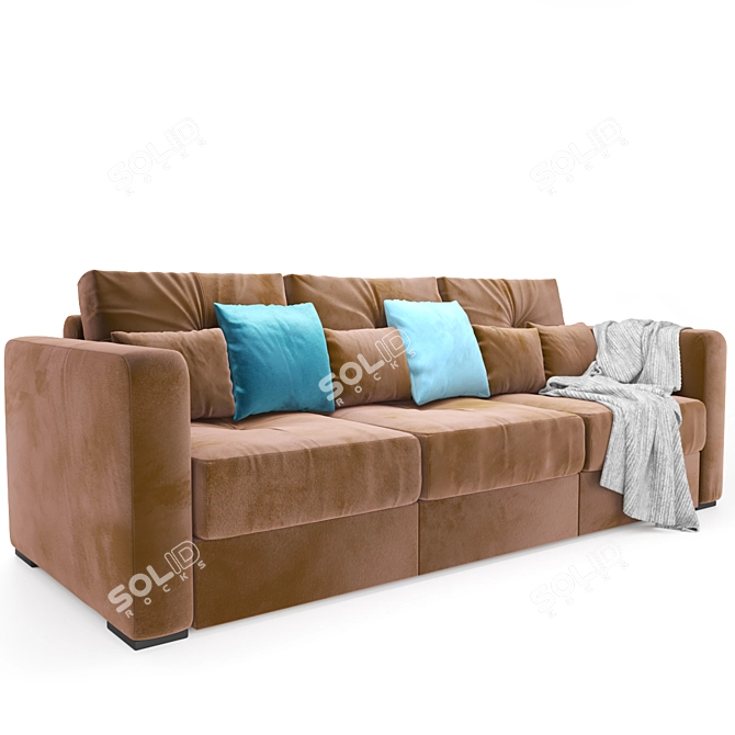 Atlantis Sofa: Stylish and Comfortable 3D model image 2