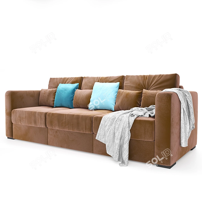 Atlantis Sofa: Stylish and Comfortable 3D model image 3