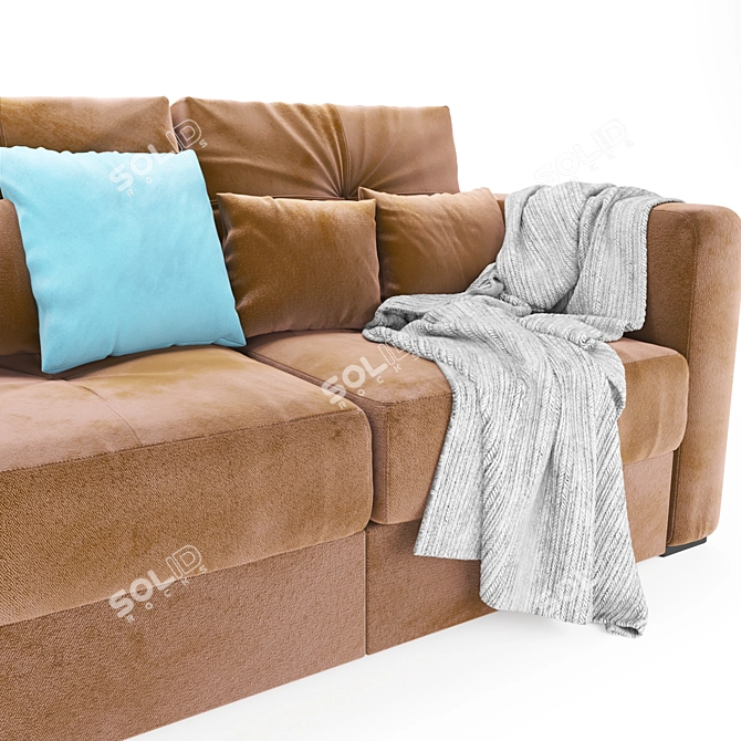 Atlantis Sofa: Stylish and Comfortable 3D model image 4