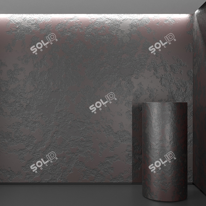 Seamless Plaster Texture 3D model image 2