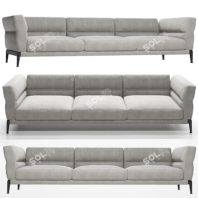 Flexform Adda: Stylish and Versatile Sofa 3D model image 1