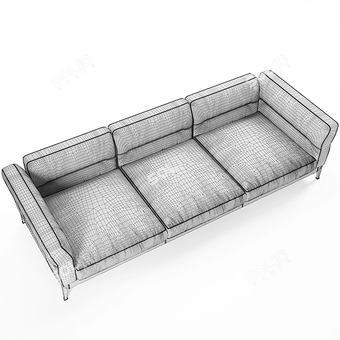 Flexform Adda: Stylish and Versatile Sofa 3D model image 2