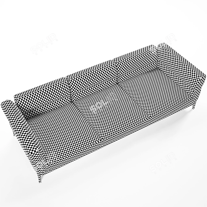 Flexform Adda: Stylish and Versatile Sofa 3D model image 3