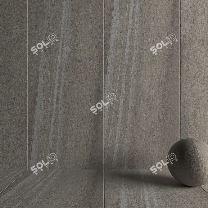 Santorini Beige Stone Wall Tiles 3D model image 3