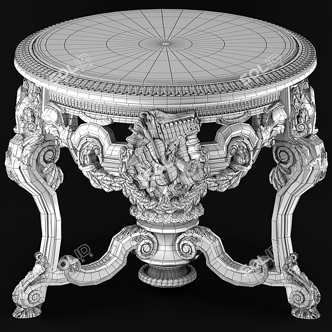 Classic RIVA MOBILI Table 3D model image 5