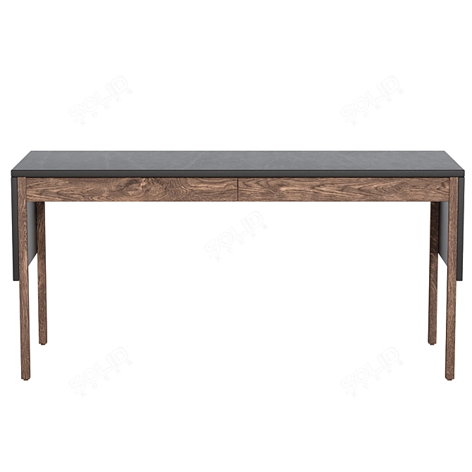 Modern Neri&Hu 777 Drape Desk 3D model image 7