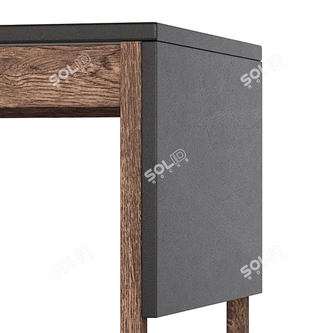 Modern Neri&Hu 777 Drape Desk 3D model image 8