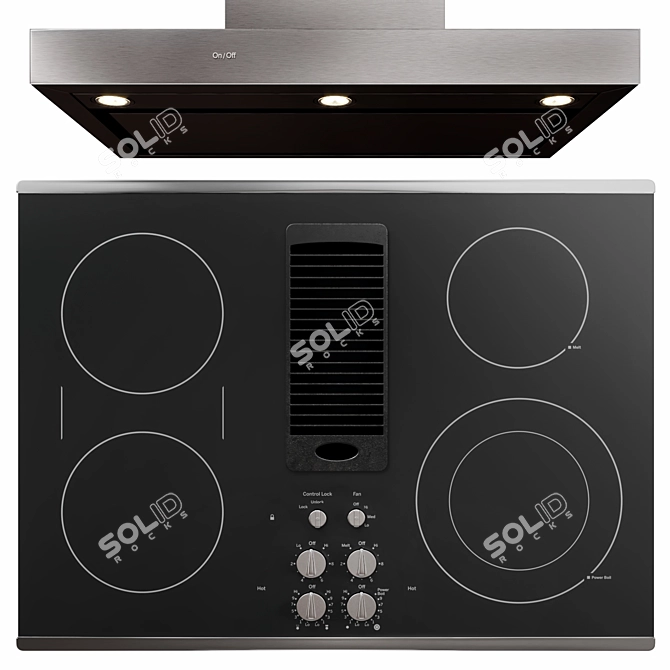 GE Profile 5-Piece Kitchen Appliance Set 3D model image 9