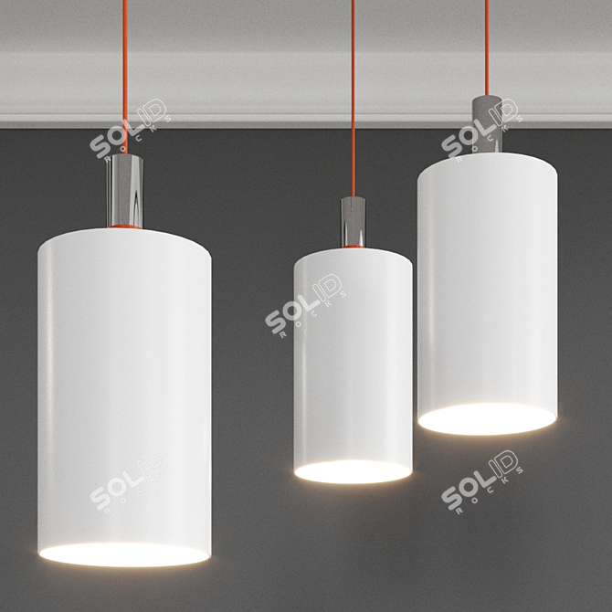 Elegant Pendant Spin Solo 3D model image 3