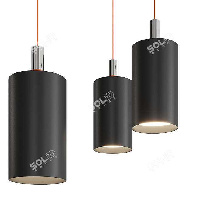 Elegant Pendant Spin Solo 3D model image 4