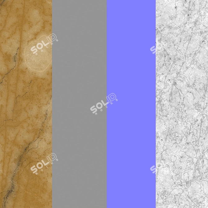 Luxury Marble Siena Texture 3D model image 3