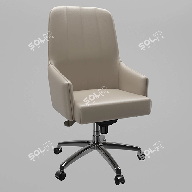 Elegant Ariana Office Chair: Comfort and Style 3D model image 1