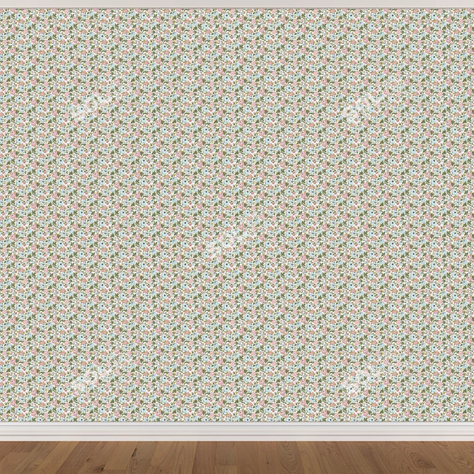 Seamless Wallpaper Set - 3 Colors 3D model image 4