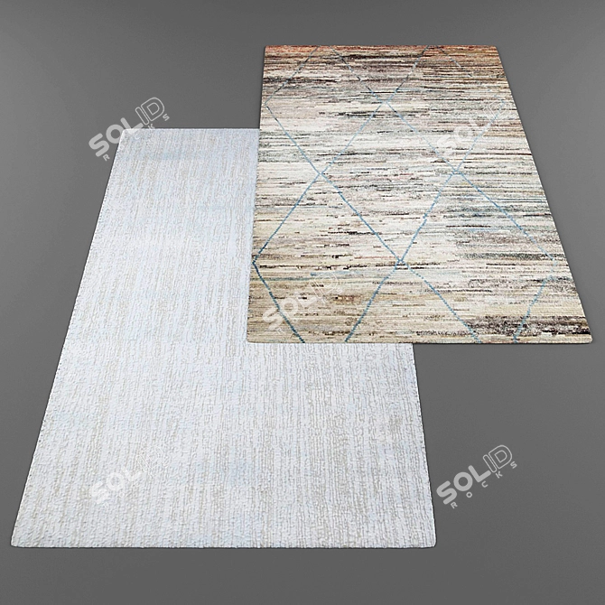 Modern Style Rug Collection 3D model image 3