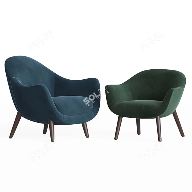 Elegant Comfort: Poliform Mad & Queen 3D model image 2