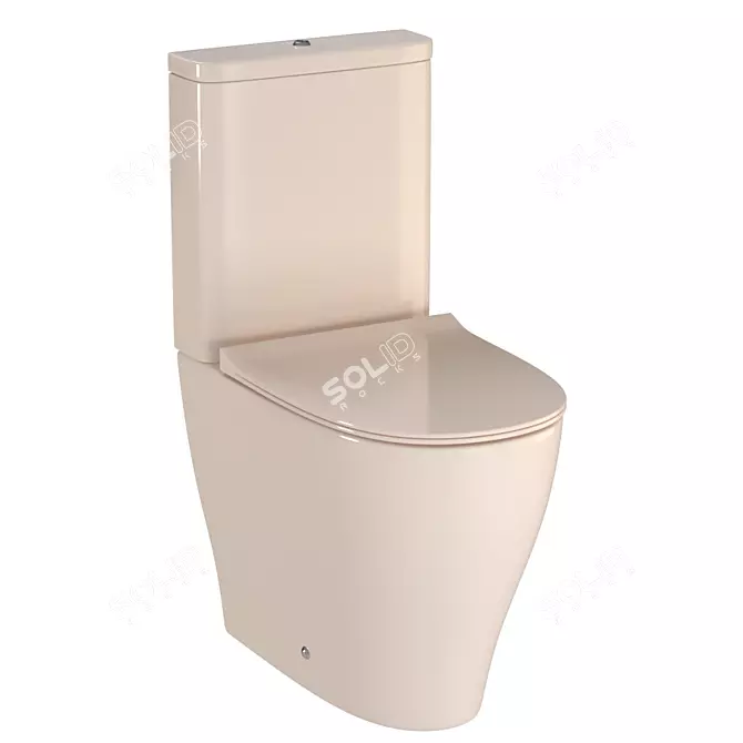 Flaminia Ceramic Toilet 3D model image 3