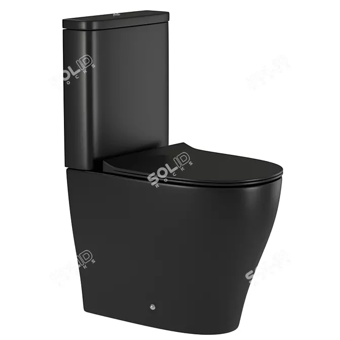 Flaminia Ceramic Toilet 3D model image 4