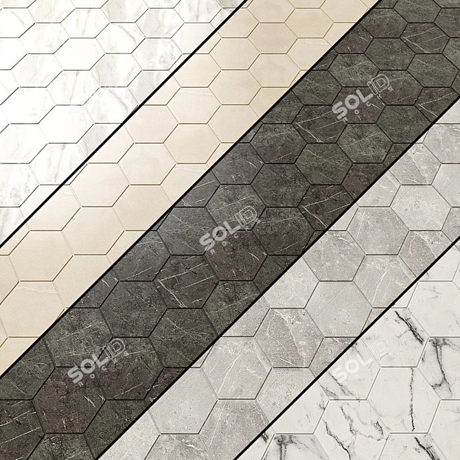 1. Italon Sharm Evo Kalakata Hexagon Tiles
2. Italon Sharm Evo Statuario Hexagon Tiles
3 3D model image 1