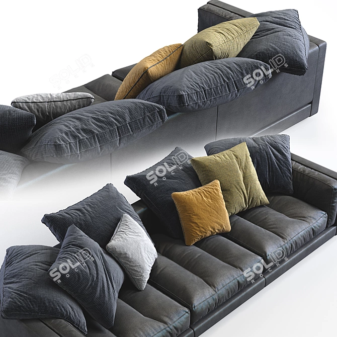 Modern Flexform Sofa Lucien: Stylish and Functional 3D model image 3