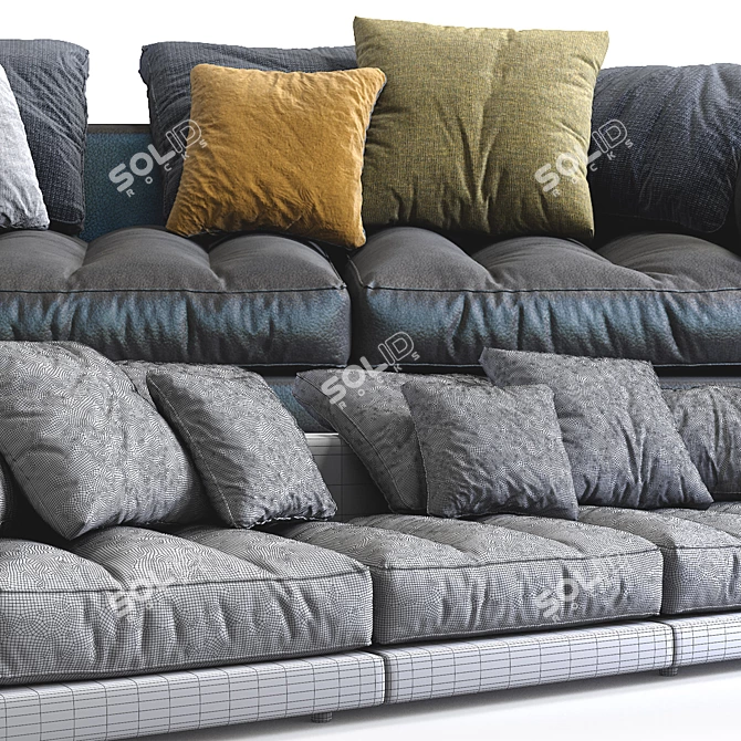 Modern Flexform Sofa Lucien: Stylish and Functional 3D model image 5