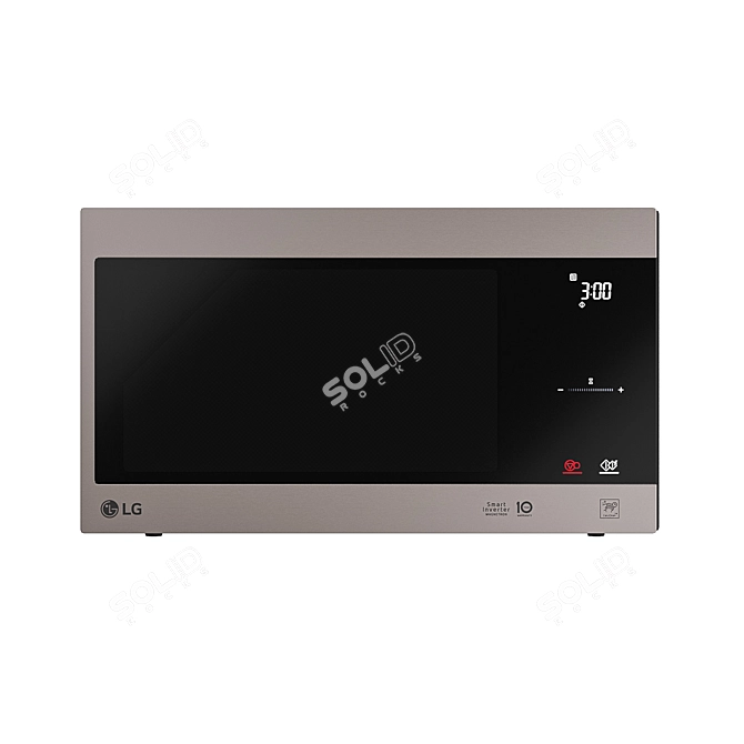 Title: LG MS2596CIT Microwave Oven 3D model image 1