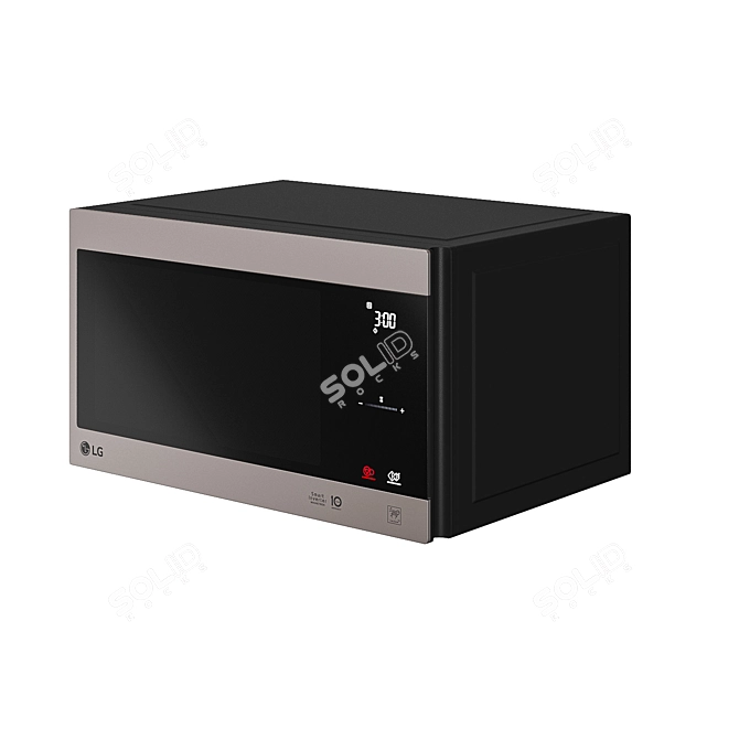 Title: LG MS2596CIT Microwave Oven 3D model image 2