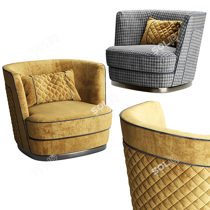 Jazzy Furman Chair 3D model image 1