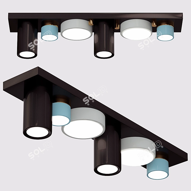 Modern LED Table Lamp by BOTIMI 3D model image 1